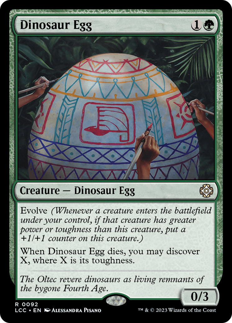 Dinosaur Egg [The Lost Caverns of Ixalan Commander] | The CG Realm