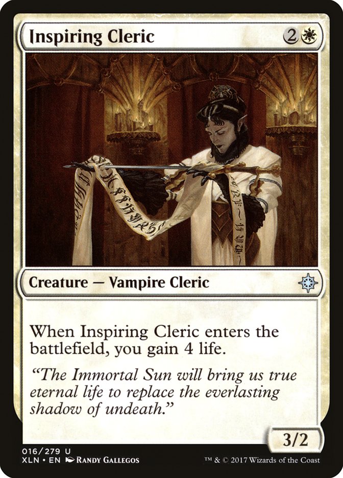 Inspiring Cleric [Ixalan] | The CG Realm