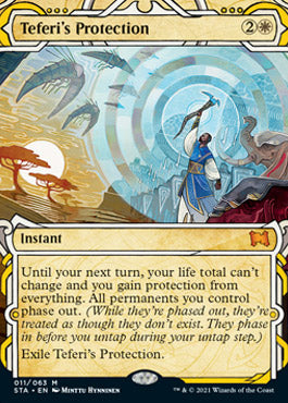 Teferi's Protection (Foil Etched) [Strixhaven: School of Mages Mystical Archive] | The CG Realm