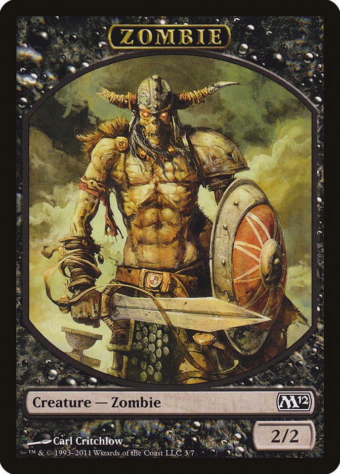 Zombie Token [Magic 2012 Tokens] | The CG Realm