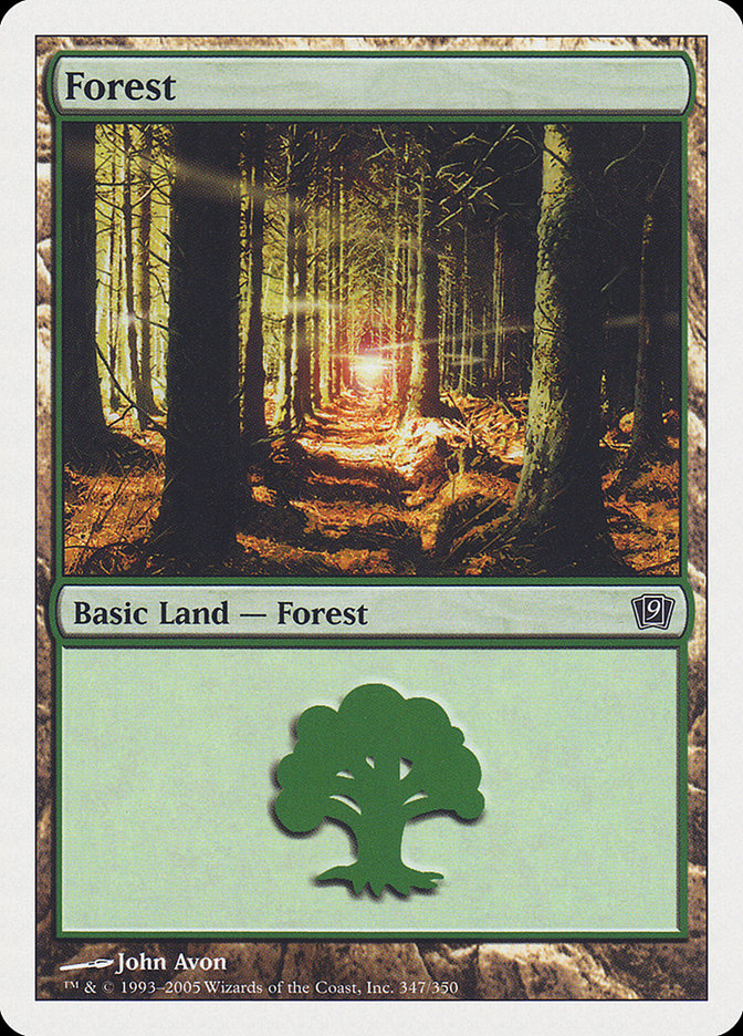 Forest (347) [Ninth Edition] | The CG Realm