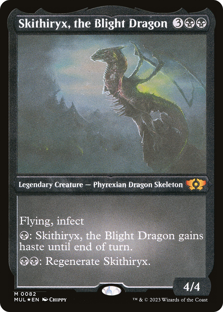 Skithiryx, the Blight Dragon (Foil Etched) [Multiverse Legends] | The CG Realm