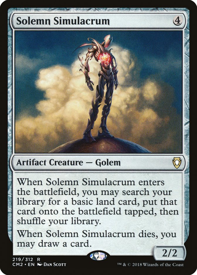 Solemn Simulacrum (219/312) [Commander Anthology Volume II] | The CG Realm