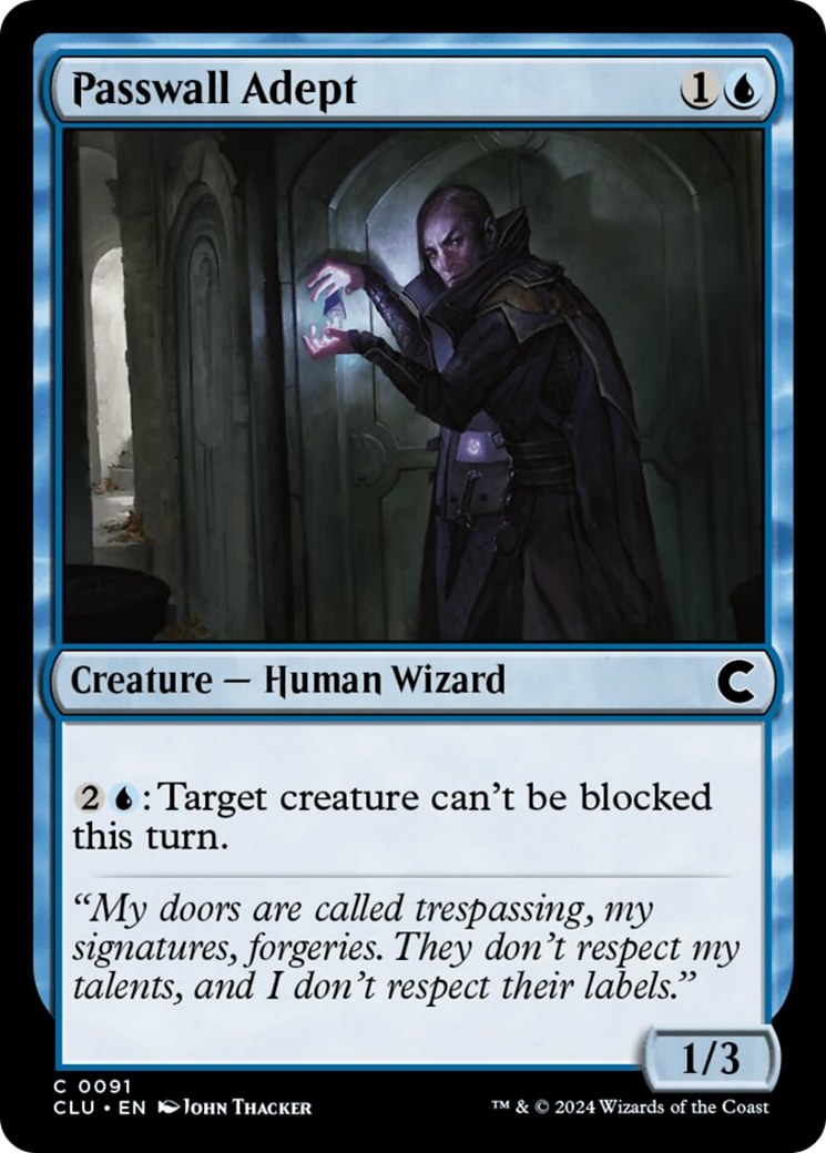 Passwall Adept [Ravnica: Clue Edition] | The CG Realm