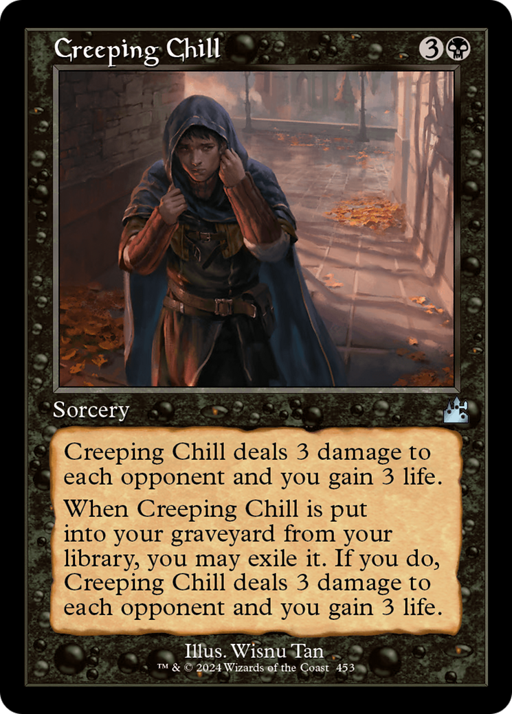 Creeping Chill (Retro Frame) [Ravnica Remastered] | The CG Realm