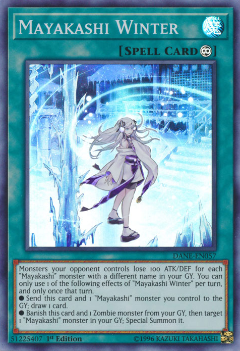 Mayakashi Winter [DANE-EN057] Super Rare | The CG Realm