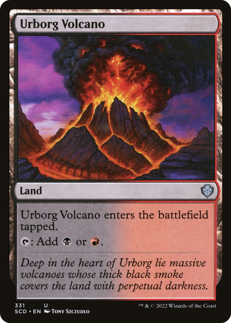 Urborg Volcano [Starter Commander Decks] | The CG Realm