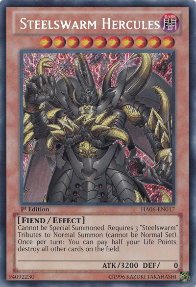 Steelswarm Hercules [HA06-EN017] Secret Rare | The CG Realm