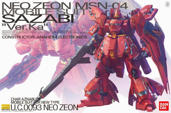 MG 1/100 MSN-04 Sazabi Ver.Ka | The CG Realm