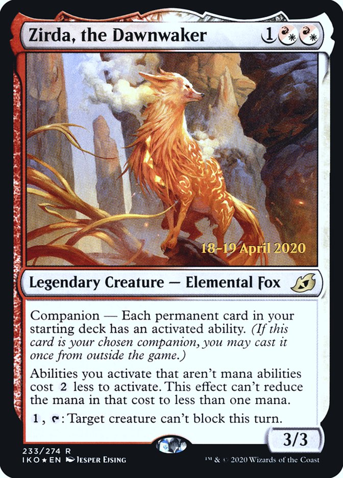 Zirda, the Dawnwaker [Ikoria: Lair of Behemoths Prerelease Promos] | The CG Realm