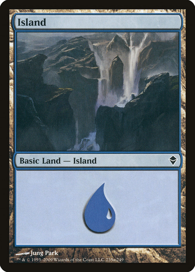 Island (235a) [Zendikar] | The CG Realm