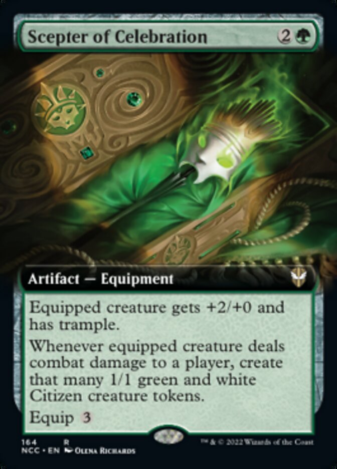 Scepter of Celebration (Extended Art) [Streets of New Capenna Commander] | The CG Realm