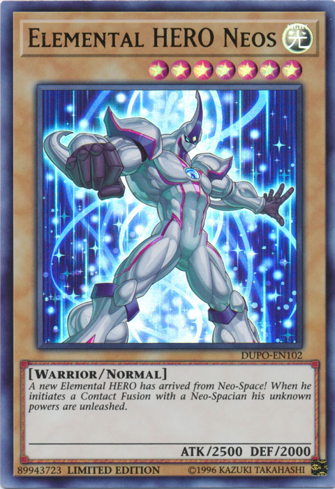 Elemental Hero Neos [DUPO-EN102] Ultra Rare | The CG Realm