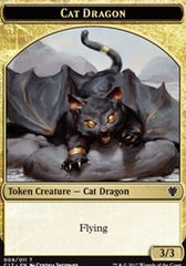 Cat Dragon // Dragon (006) Double-Sided Token [Commander 2017 Tokens] | The CG Realm