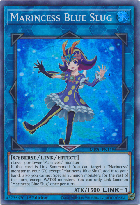 Marincess Blue Slug [MP20-EN118] Super Rare | The CG Realm