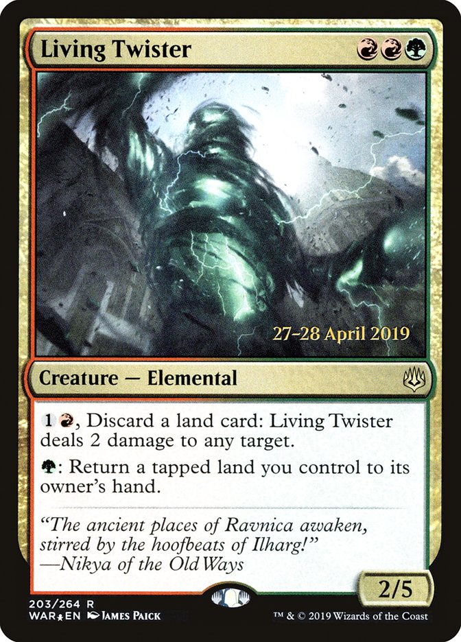 Living Twister [War of the Spark Prerelease Promos] | The CG Realm