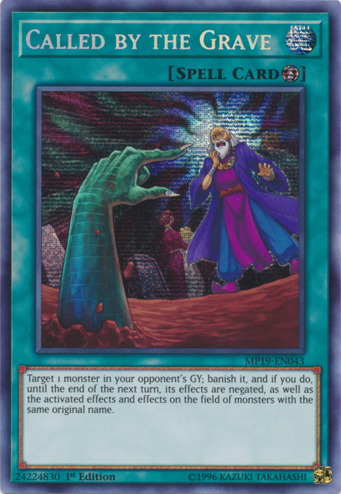 Called by the Grave [MP19-EN043] Prismatic Secret Rare | The CG Realm