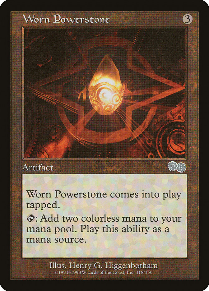 Worn Powerstone [Urza's Saga] | The CG Realm