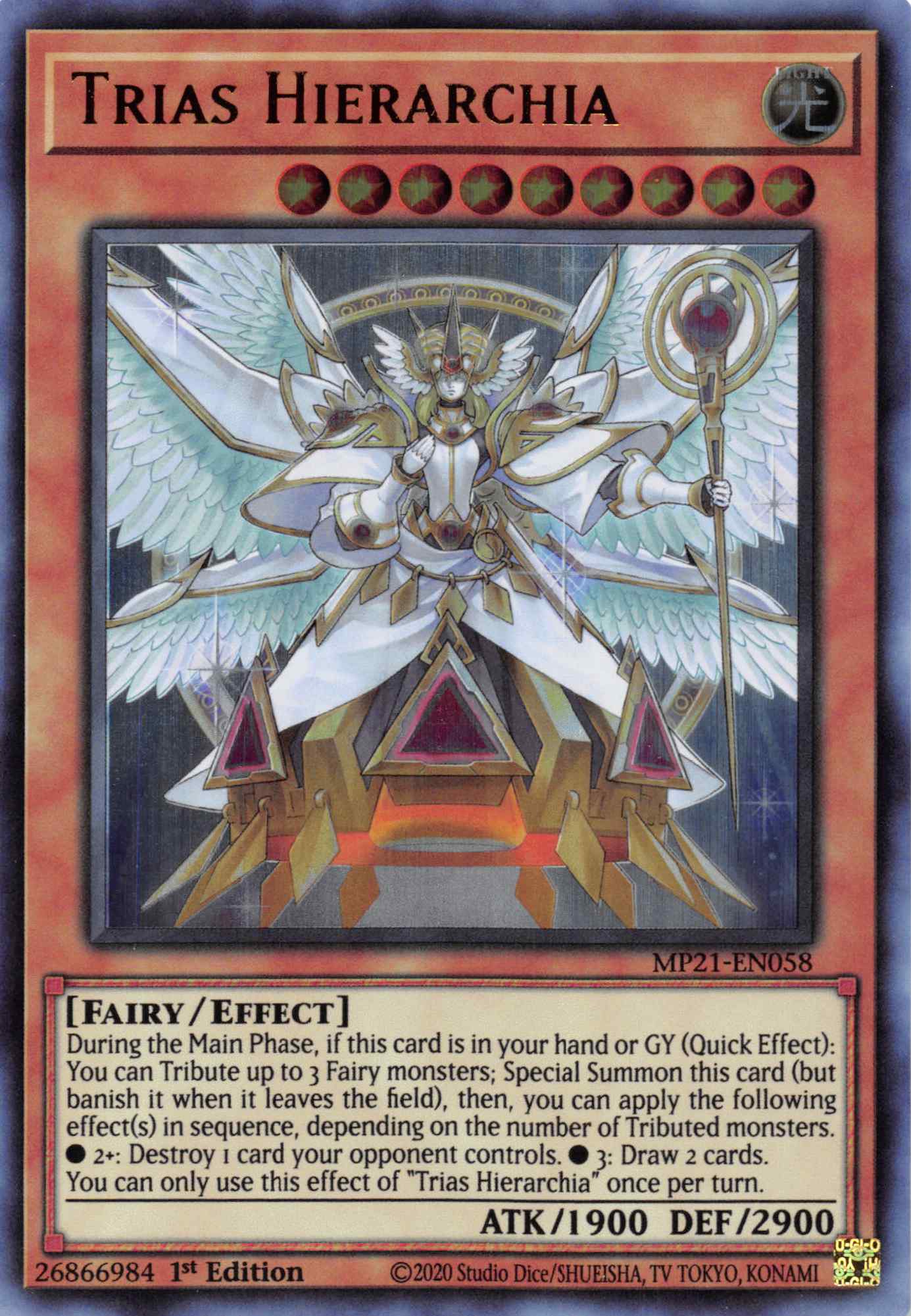 Trias Hierarchia [MP21-EN058] Ultra Rare | The CG Realm