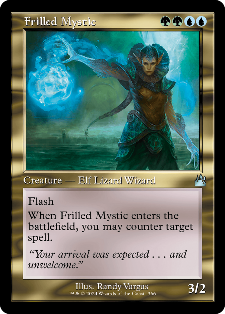 Frilled Mystic (Retro Frame) [Ravnica Remastered] | The CG Realm