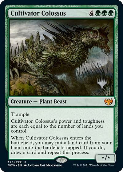 Cultivator Colossus (Promo Pack) [Innistrad: Crimson Vow Promos] | The CG Realm