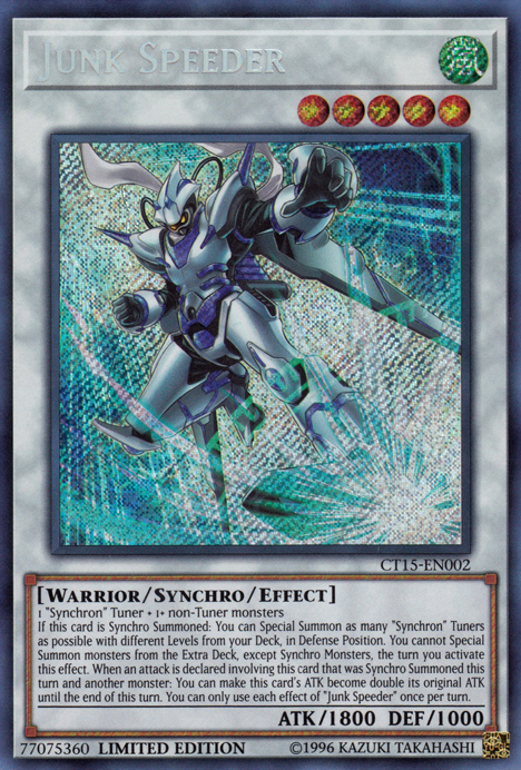 Junk Speeder [CT15-EN002] Secret Rare | The CG Realm