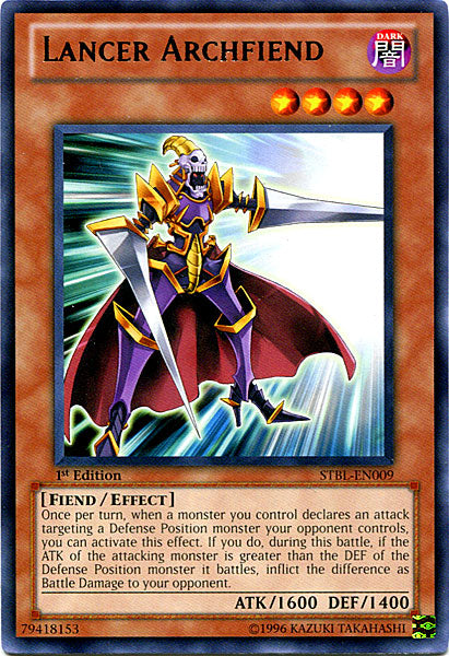 Lancer Archfiend [STBL-EN009] Rare | The CG Realm