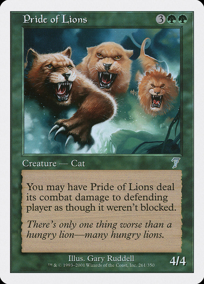 Pride of Lions [Seventh Edition] | The CG Realm