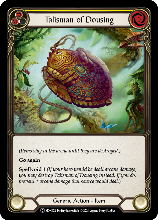 Talisman of Dousing [U-MON302-RF] (Monarch Unlimited)  Unlimited Rainbow Foil | The CG Realm