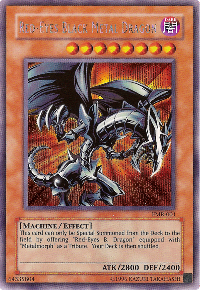 Red-Eyes Black Metal Dragon (Forbidden Memories) [FMR-001] Prismatic Secret Rare | The CG Realm