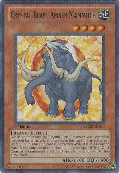 Crystal Beast Amber Mammoth [RYMP-EN044] Super Rare | The CG Realm