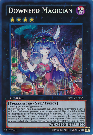 Downerd Magician [LVAL-EN057] Secret Rare | The CG Realm