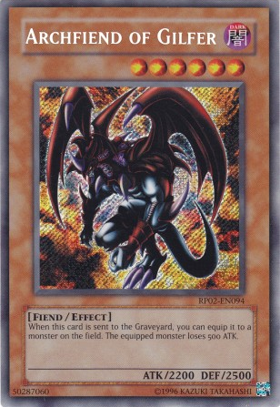 Archfiend of Gilfer [RP02-EN094] Secret Rare | The CG Realm