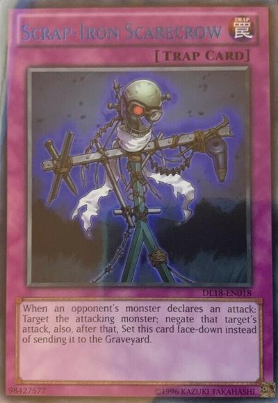 Scrap-Iron Scarecrow (Blue) [DL18-EN018] Rare | The CG Realm