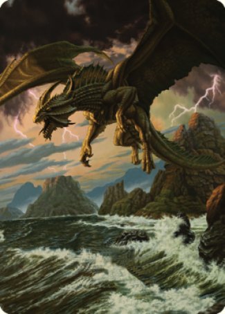 Ancient Bronze Dragon Art Card (03) [Commander Legends: Battle for Baldur's Gate Art Series] | The CG Realm