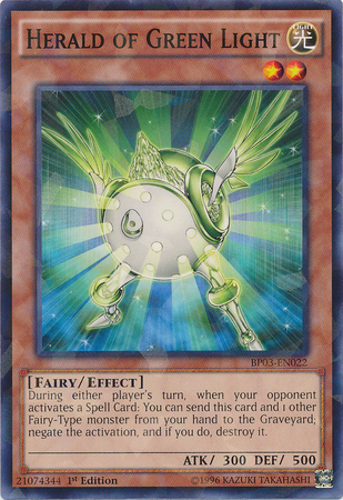 Herald of Green Light [BP03-EN022] Shatterfoil Rare | The CG Realm