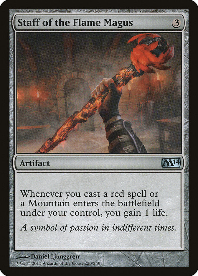 Staff of the Flame Magus [Magic 2014] | The CG Realm