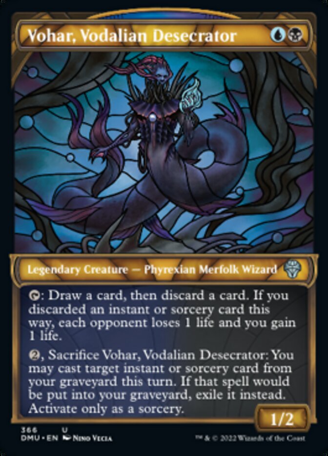 Vohar, Vodalian Desecrator (Showcase Textured) [Dominaria United] | The CG Realm