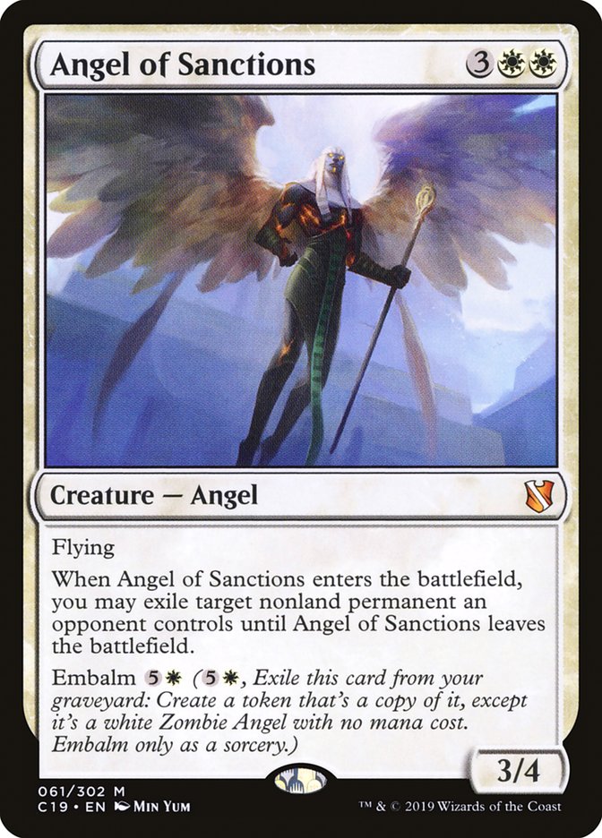 Angel of Sanctions [Commander 2019] | The CG Realm