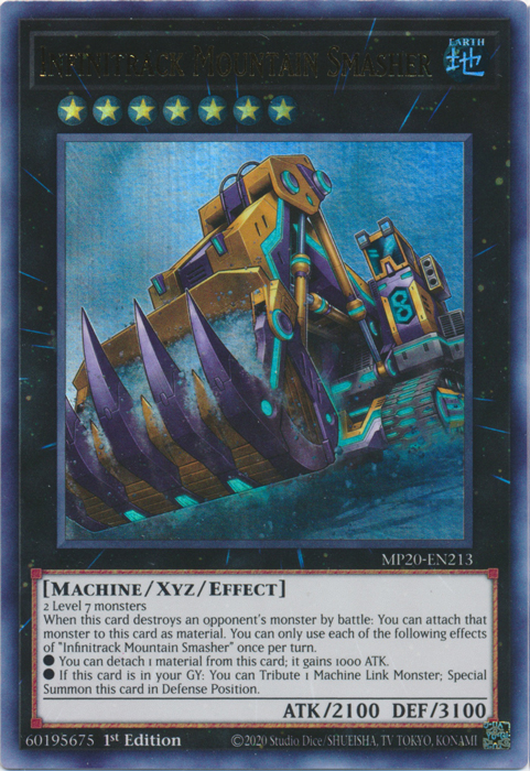 Infinitrack Mountain Smasher [MP20-EN213] Ultra Rare | The CG Realm