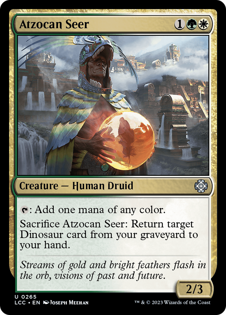 Atzocan Seer [The Lost Caverns of Ixalan Commander] | The CG Realm