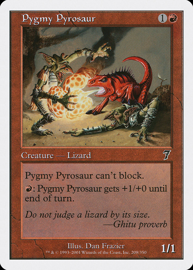 Pygmy Pyrosaur [Seventh Edition] | The CG Realm