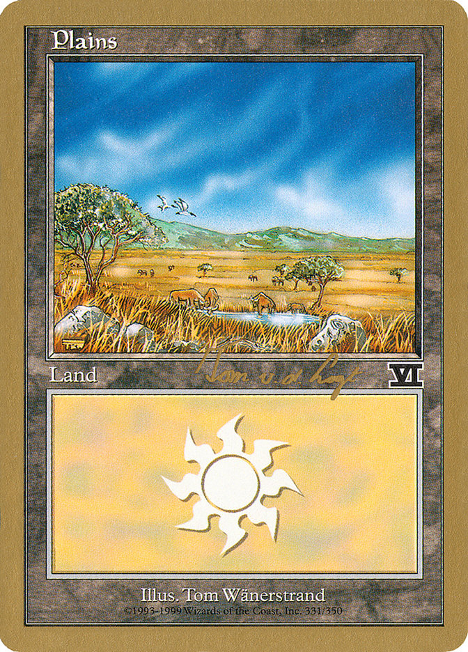 Plains (tvdl331) (Tom van de Logt) [World Championship Decks 2000] | The CG Realm