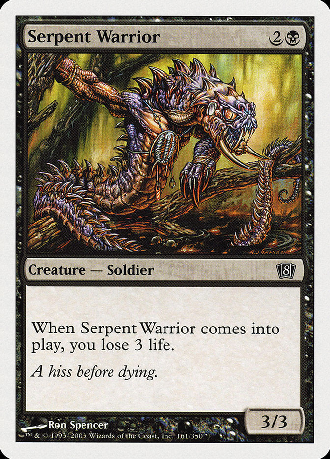 Serpent Warrior [Eighth Edition] | The CG Realm