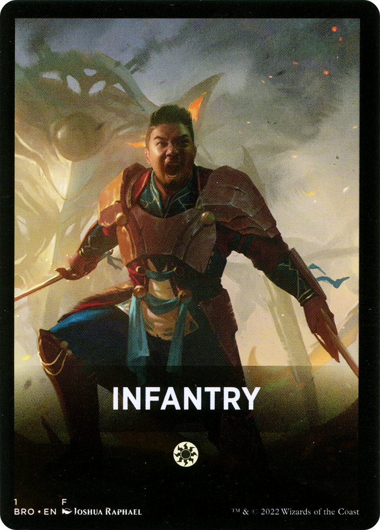 Infantry Theme Card [The Brothers' War Tokens] | The CG Realm