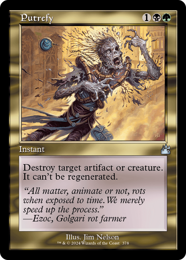 Putrefy (Retro Frame) [Ravnica Remastered] | The CG Realm