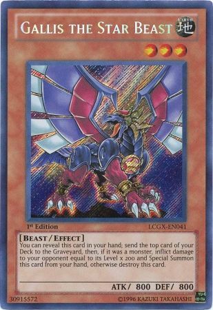 Gallis the Star Beast [LCGX-EN041] Secret Rare | The CG Realm