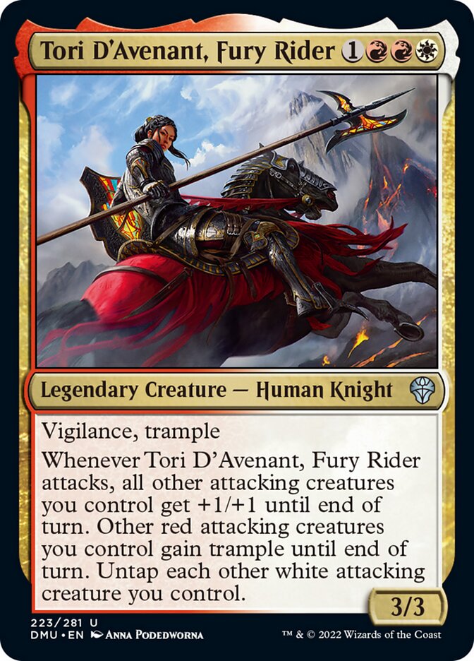 Tori D'Avenant, Fury Rider [Dominaria United] | The CG Realm