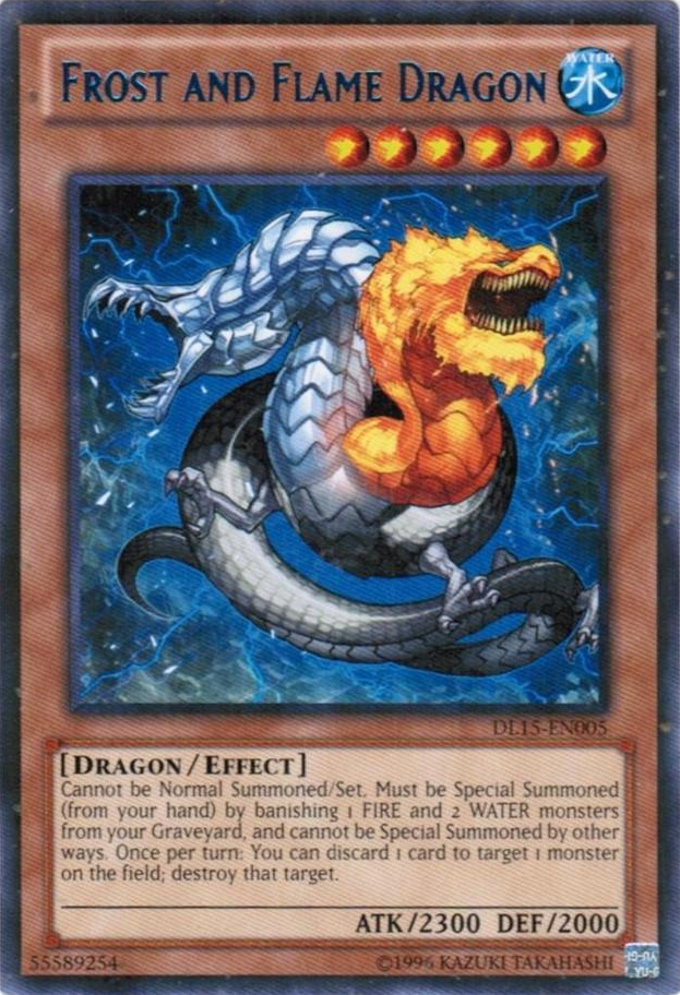 Frost and Flame Dragon (Blue) [DL15-EN005] Rare | The CG Realm