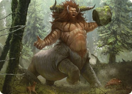 Stonehoof Chieftain Art Card [Commander Masters Art Series] | The CG Realm